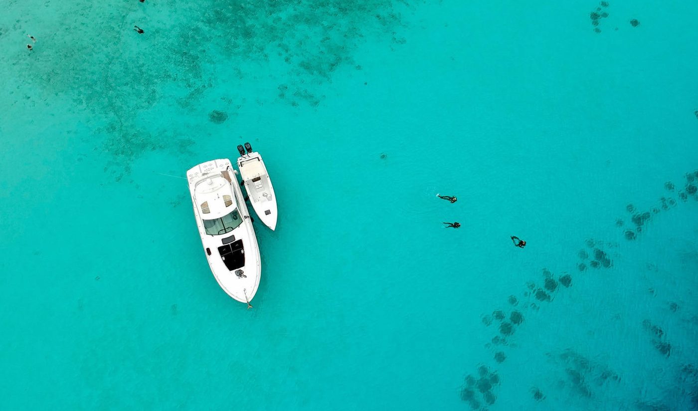 Caribbean ocean views near Governors Village