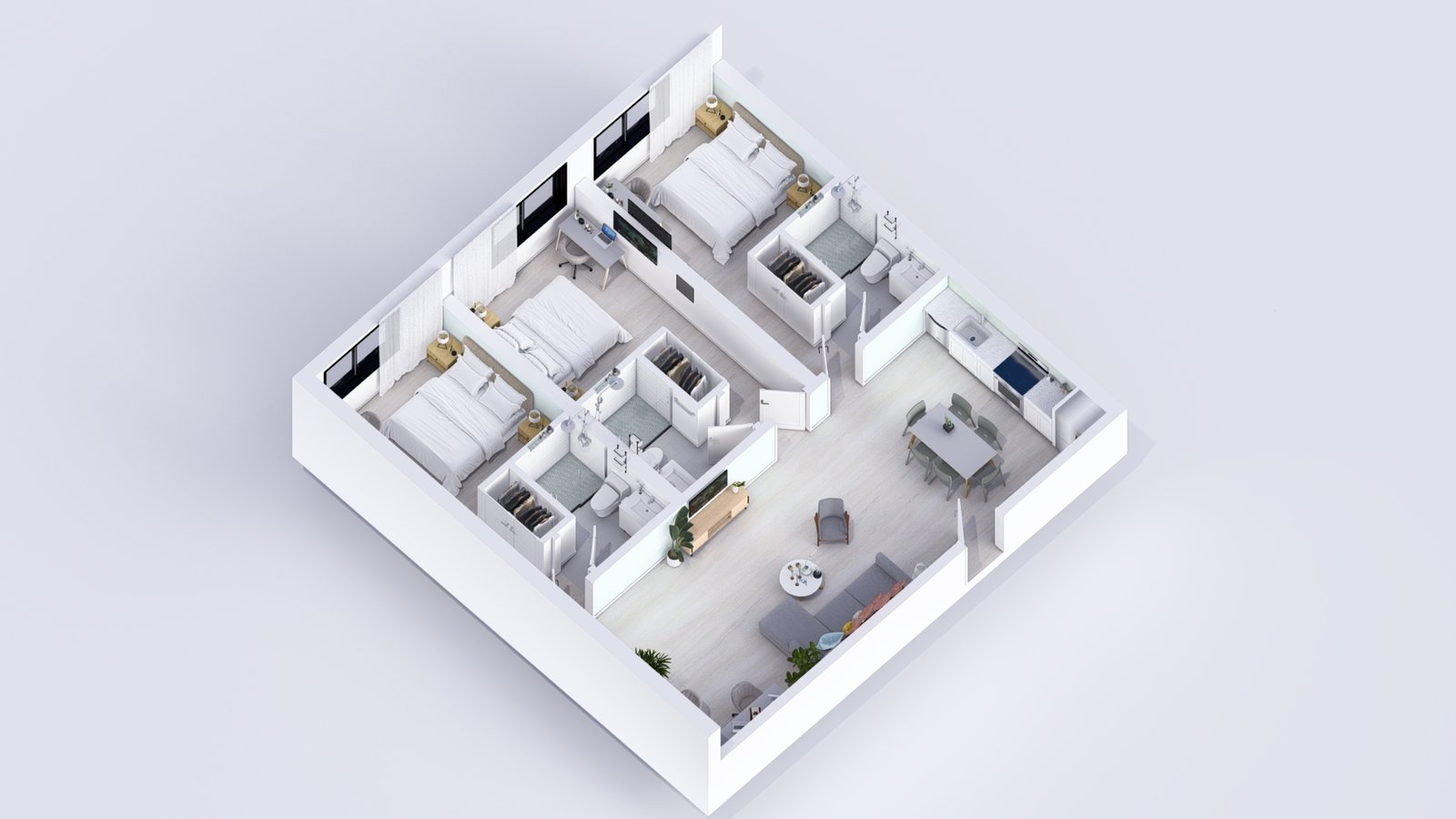 3-bedroom luxury apartment Governors Village Grand Cayman — photo 8
